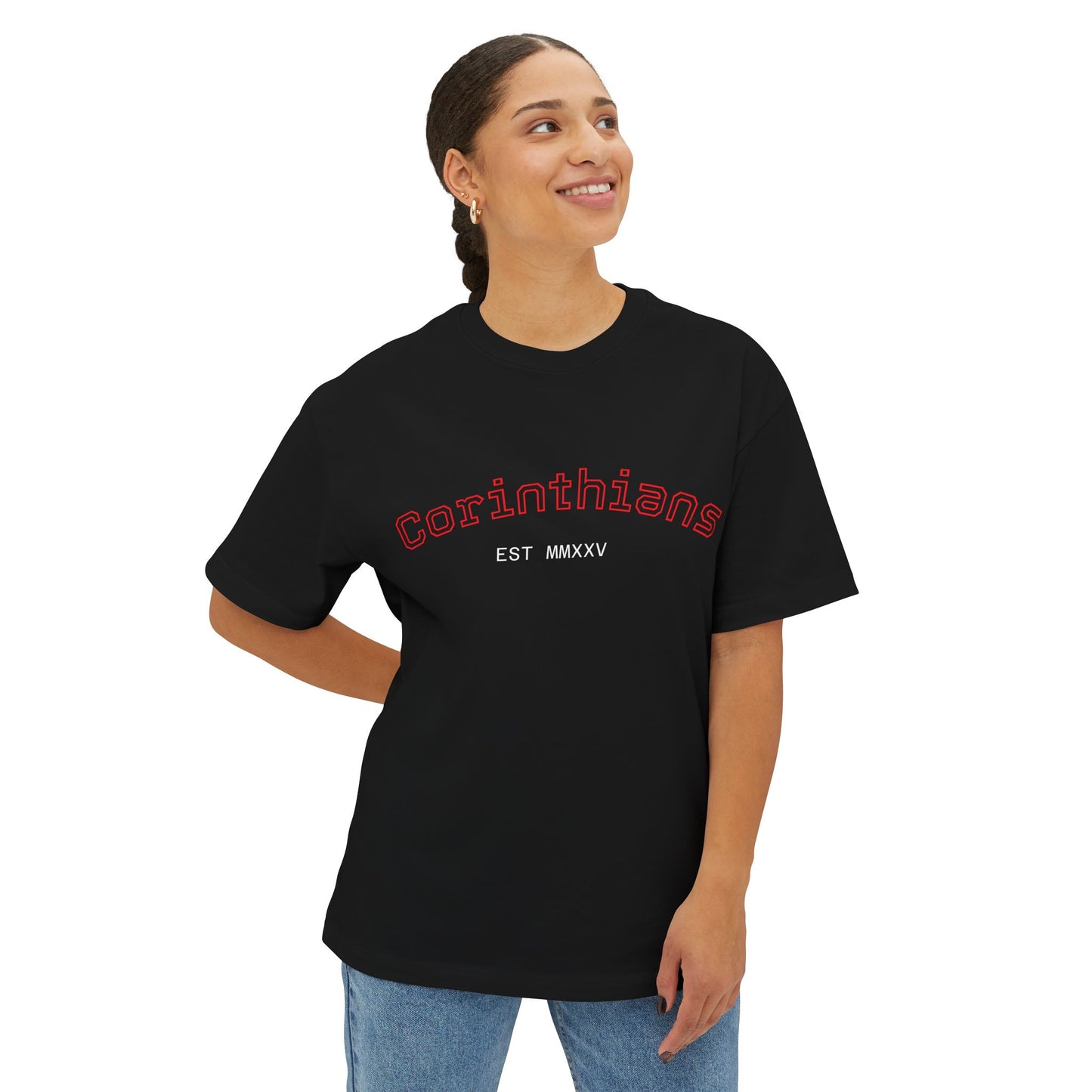 Corinthians Graphic Oversized Tee
