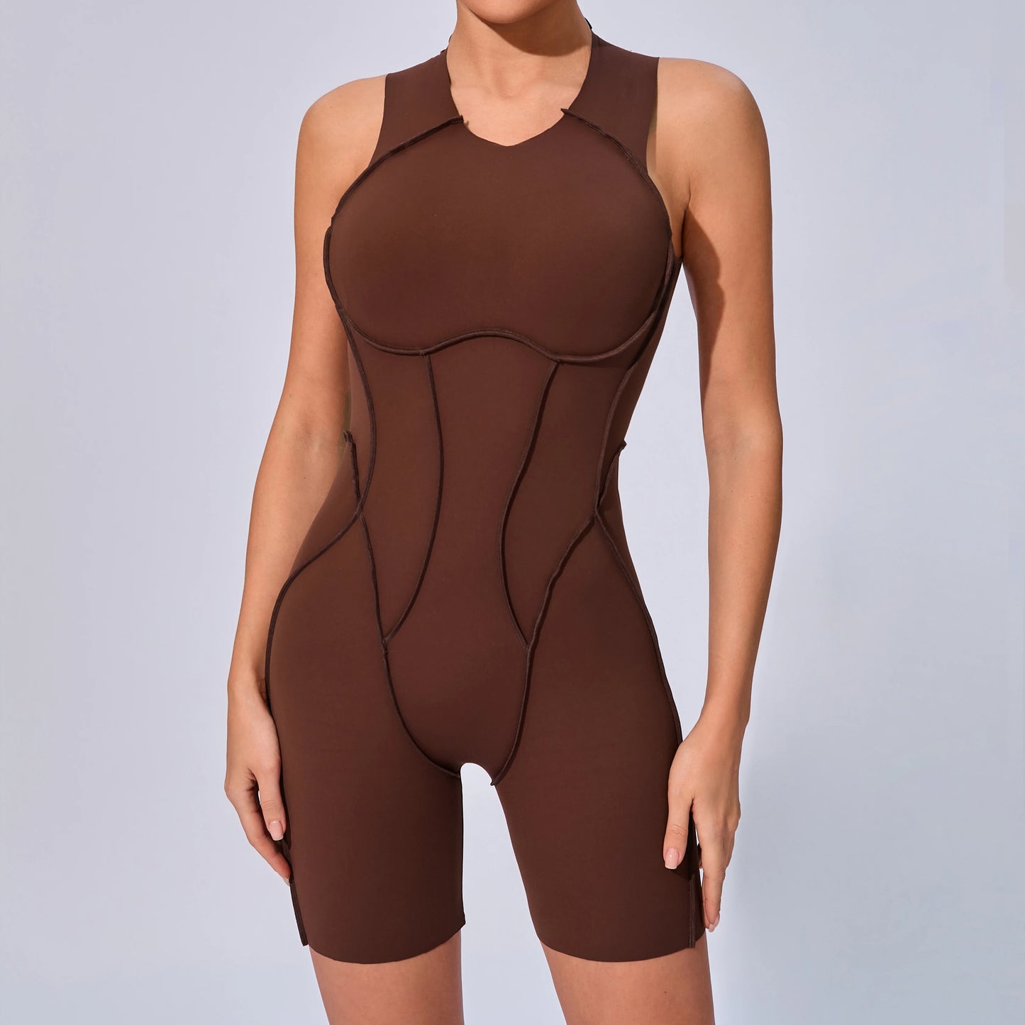 Sports Overalls Padding Jumpsuit