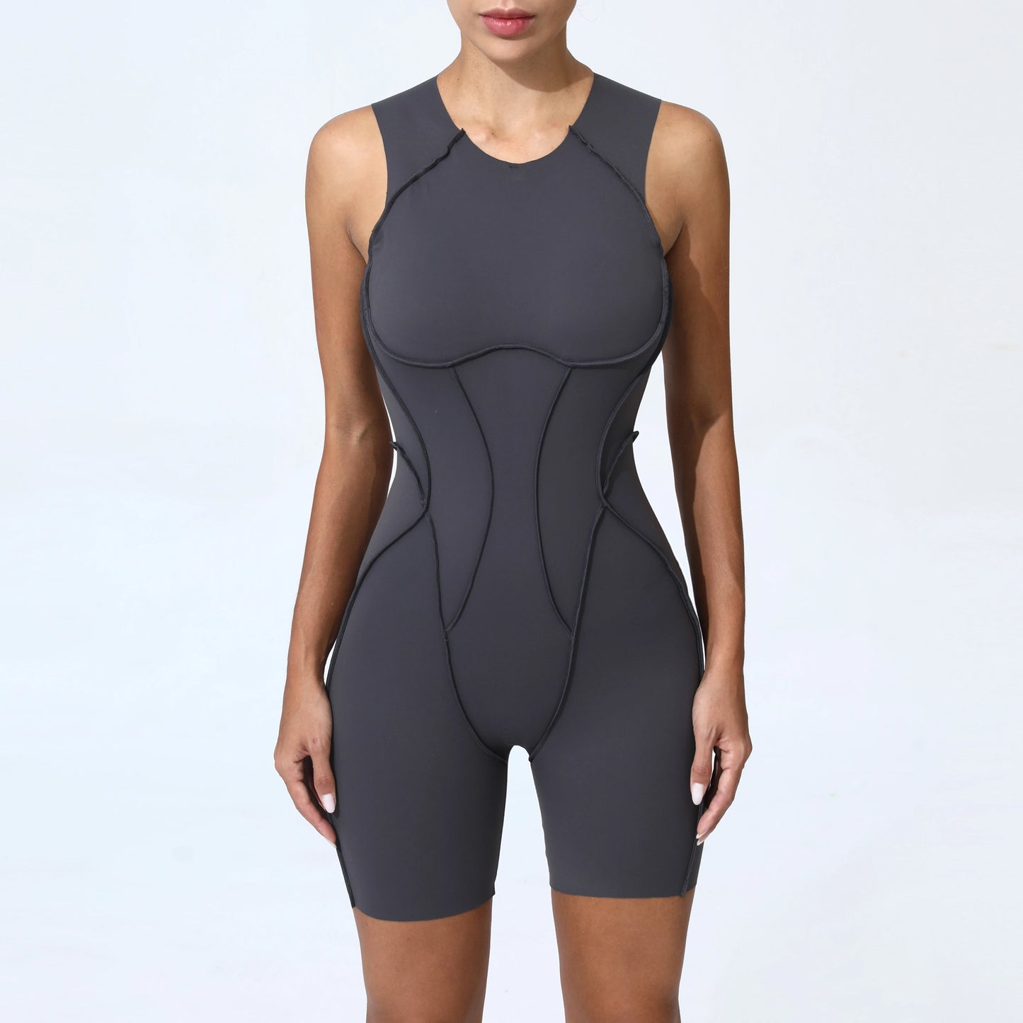 Sports Overalls Padding Jumpsuit