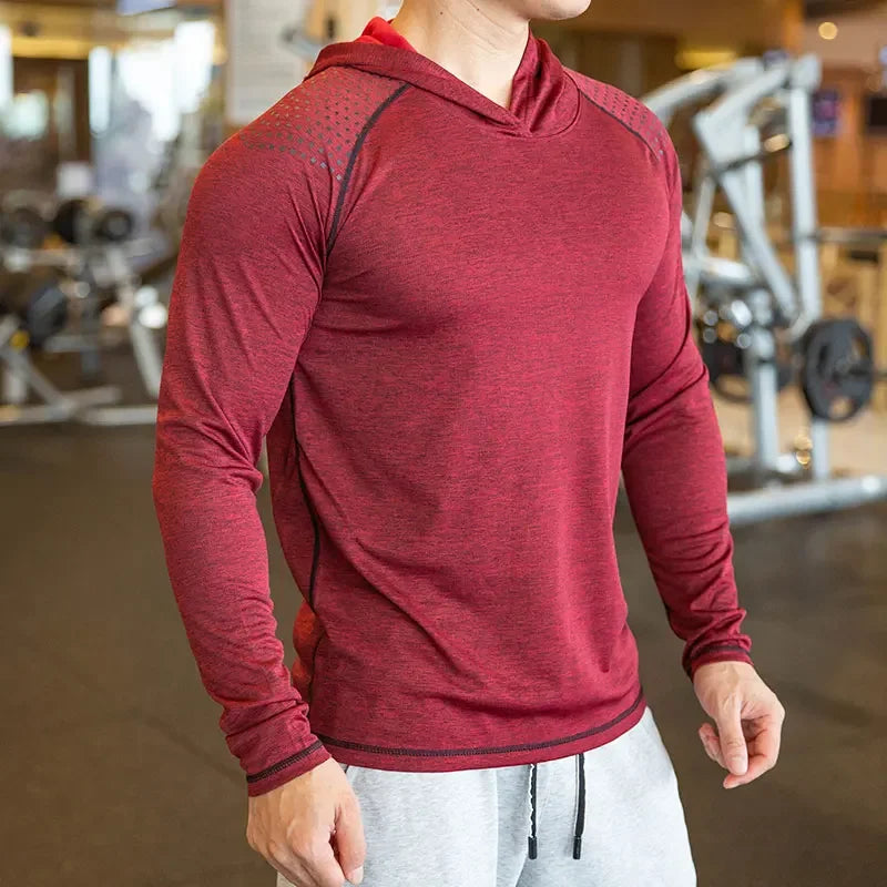 Long Sleeve Hooded Shirt