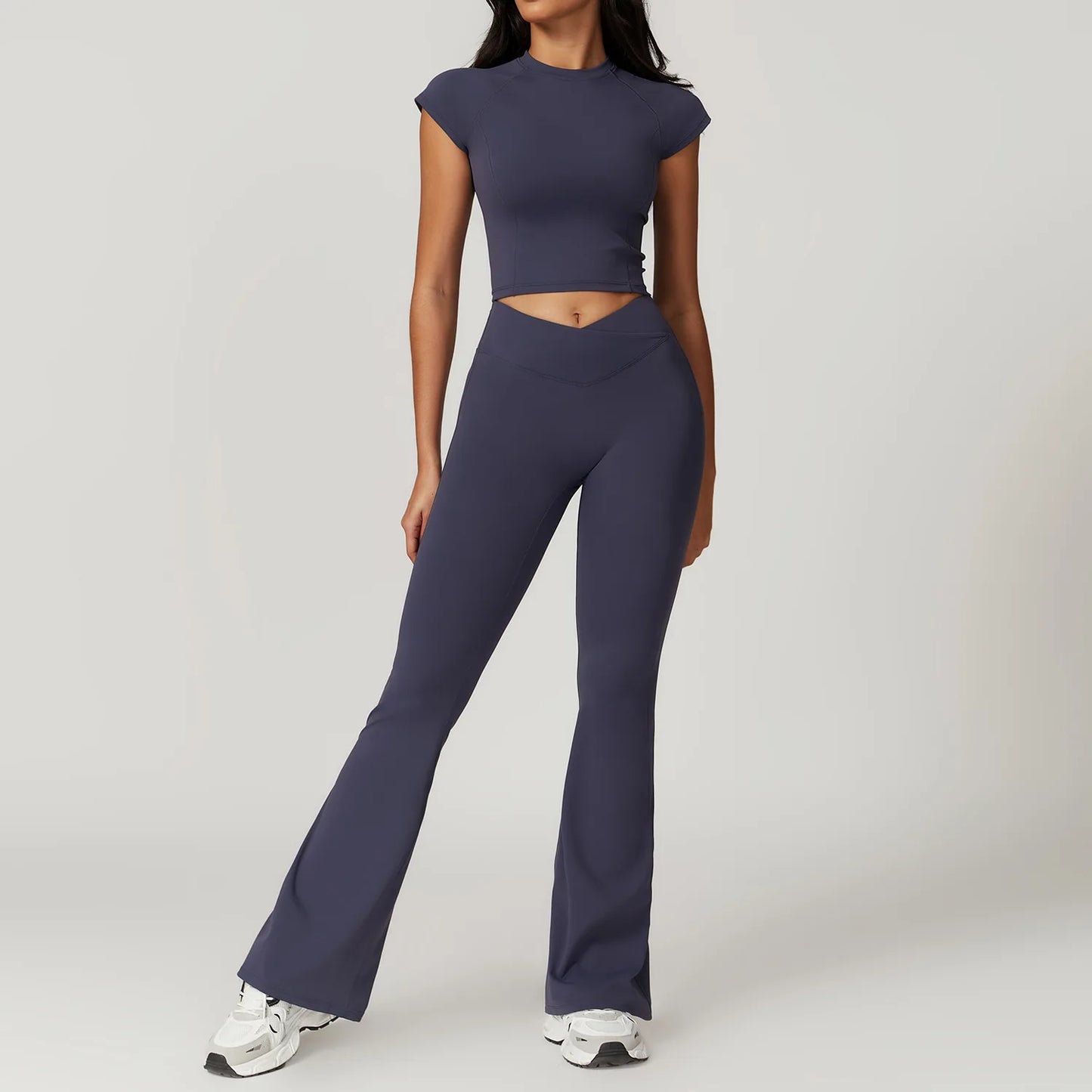 2 Piece Crop Top Tracksuits