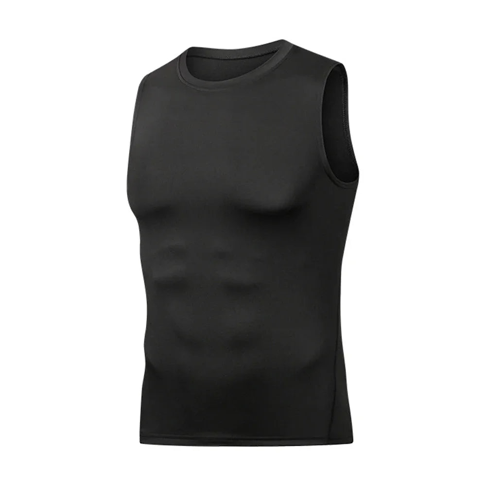 Men's Sleeveless Compressed Shirt