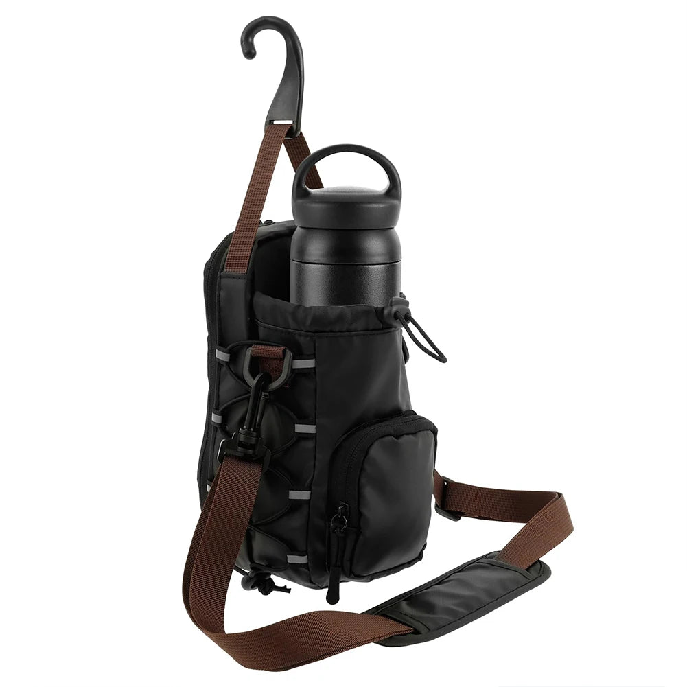 Magnetic Gym Sling Bag with Water Bottle Holder
