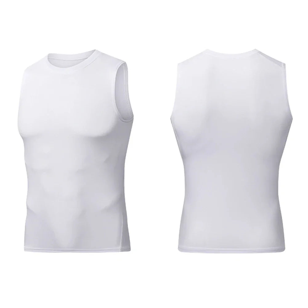 Men's Sleeveless Compressed Shirt