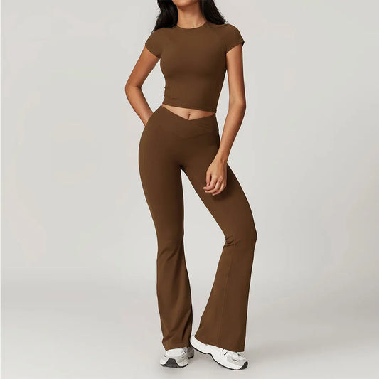 2 Piece Crop Top Tracksuits