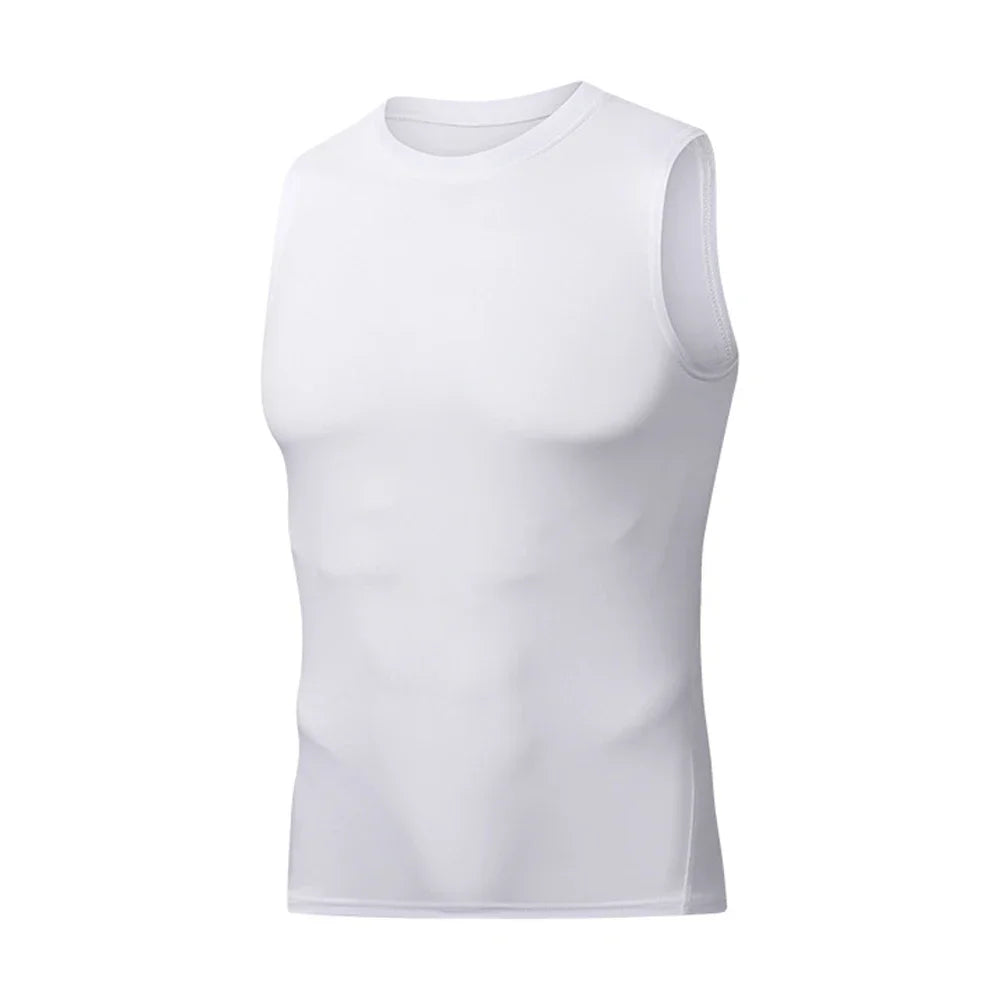 Men's Sleeveless Compressed Shirt