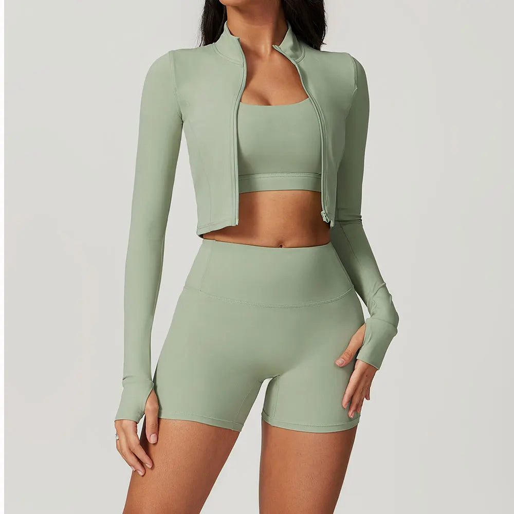 3 PCS Yoga Suit