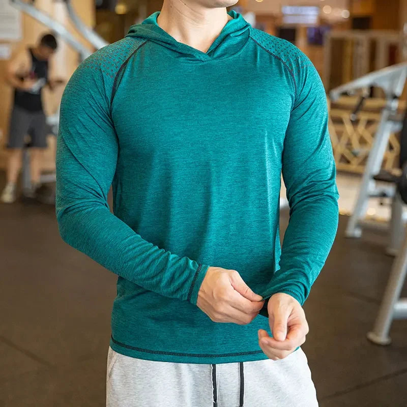 Long Sleeve Hooded Shirt