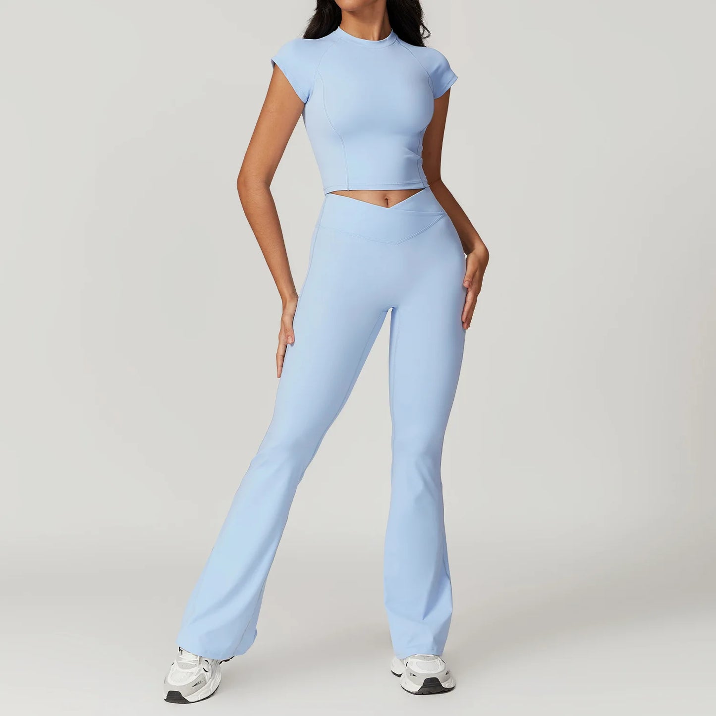 2 Piece Crop Top Tracksuits