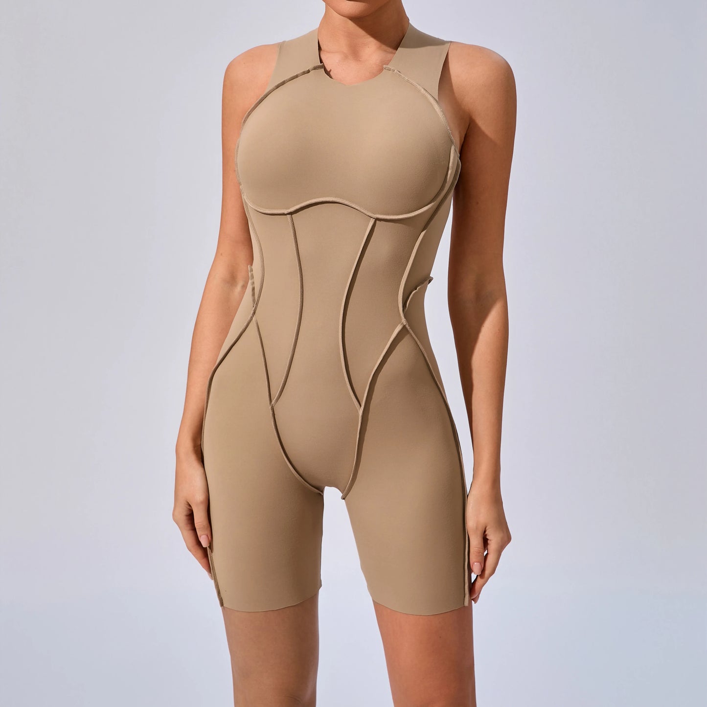 Sports Overalls Padding Jumpsuit